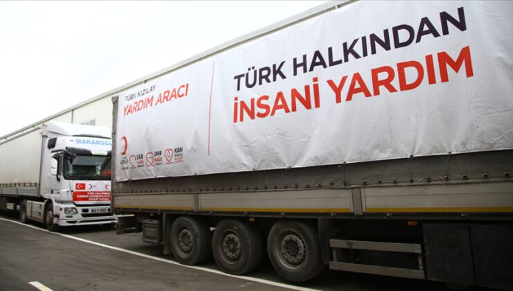 Kızılay’dan, Ukrayna’ya ilk yardım konvoyu