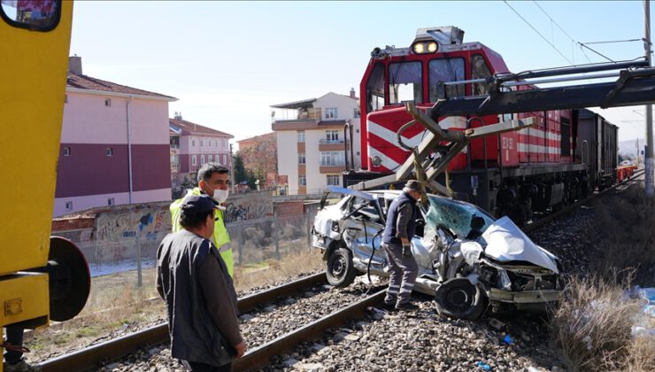 Başkent’te tren kazası