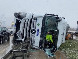 Bursa’da TIR kazası