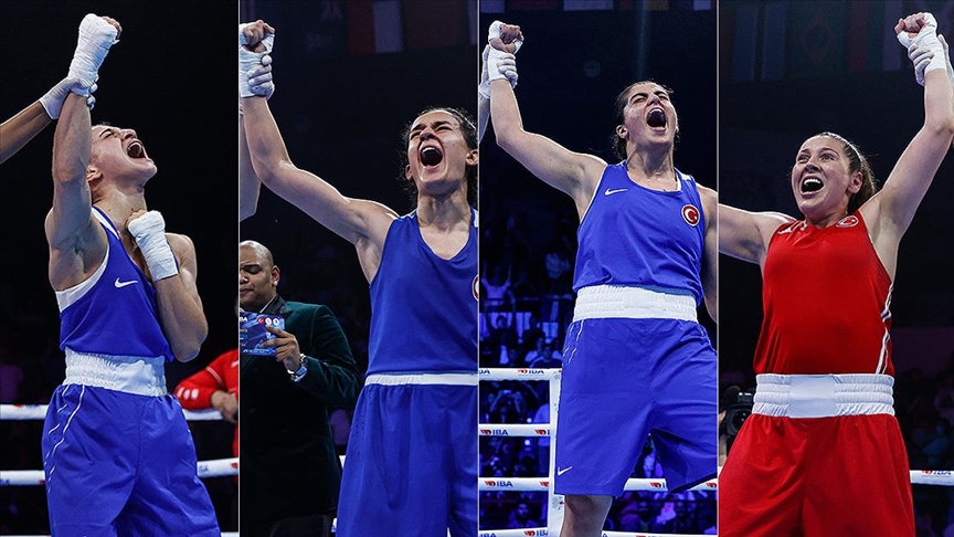 Dünya Kadınlar Boks Şampiyonası'na Türkiye damgası