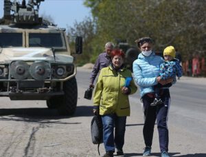 Kadın, çocuk ve yaşlılar tahliye edildi