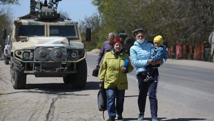 Kadın, çocuk ve yaşlılar tahliye edildi