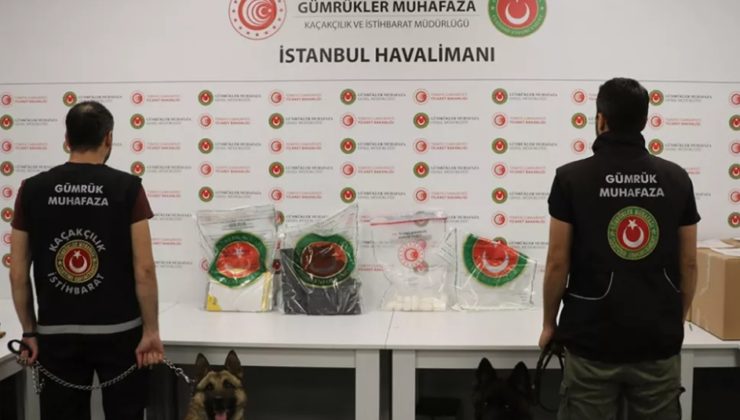 İstanbul Havalimanı’nda 36 kilogram uyuşturucu yakalandı