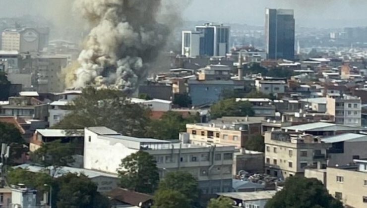 Bursa’da fabrikada yangın