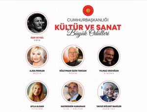 Kültür ve Sanat Büyük Ödülleri sahiplerini buldu