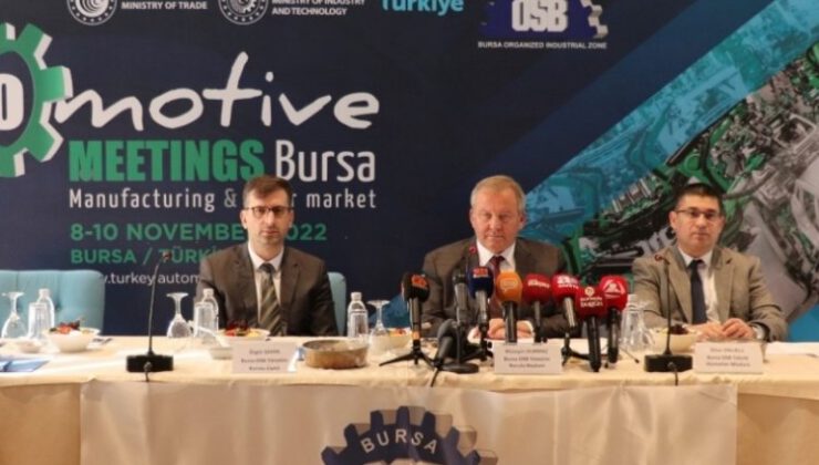 Dünyanın otomotiv sektörü Bursa’ya geliyor