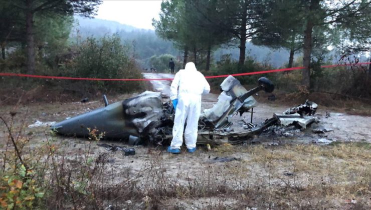 Bursa’da eğitim uçağı düştü, iki kişi hayatını kaybetti