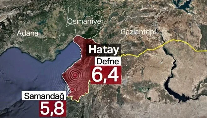 Hatay’da art arda depremler: 6 can kaybı, 294 yaralı