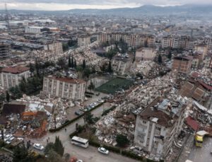 Kahramanmaraş’ta tahribat havadan görüntülendi