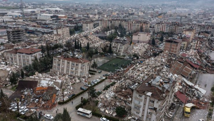 Kahramanmaraş’ta tahribat havadan görüntülendi