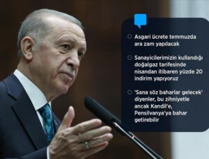 Erdoğan: Asgari ücrete zam temmuzda