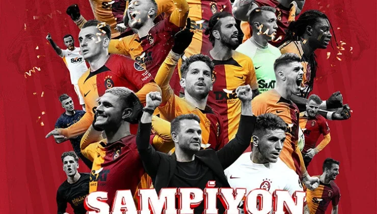 Süper Lig’de Şampiyon Galatasaray