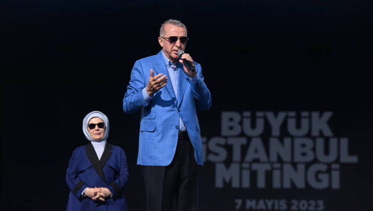 Cumhurbaşkanı Erdoğan, Büyük İstanbul Mitingi’ne 1 milyon 700 bin kişinin katıldığını açıkladı