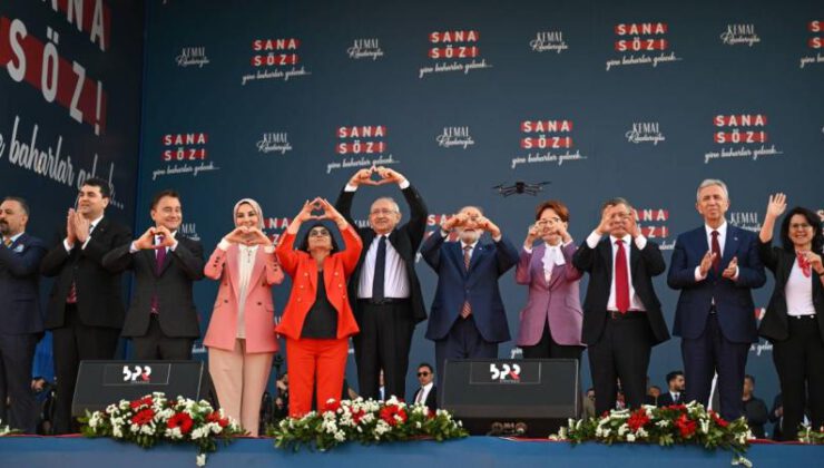 Millet İttifakı İzmir’de miting düzenledi