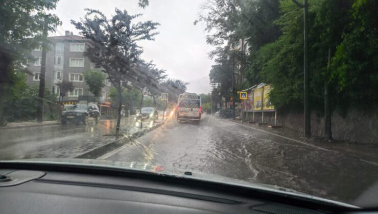 Bursa’da şiddetli yağış