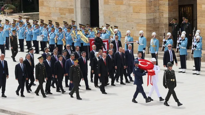 Erdoğan ve yeni kabine üyeleri Anıtkabir’de