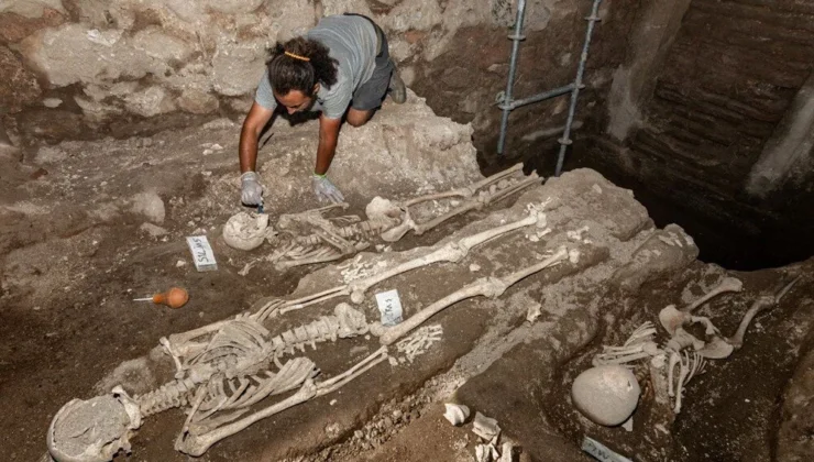 İznik’te çok sayıda insan iskeleti bulundu