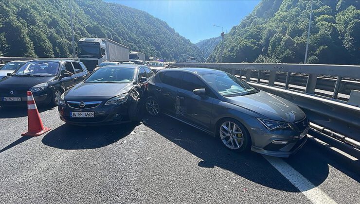 Bolu’da zincirleme trafik kazası