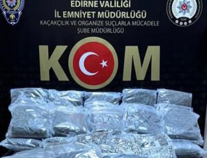 83,5 kilogram skunk ele geçirildi