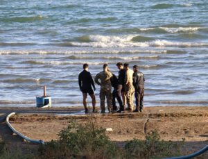 Eğirdir Gölü’nde 9 el bombası bulundu