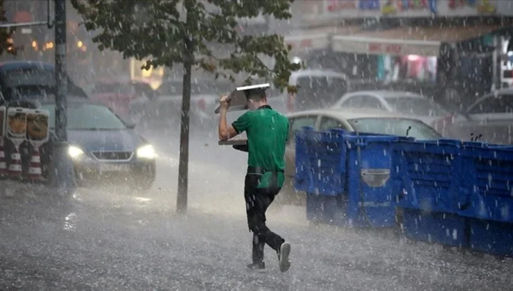 11 il için sarı ve turuncu kodlu uyarı