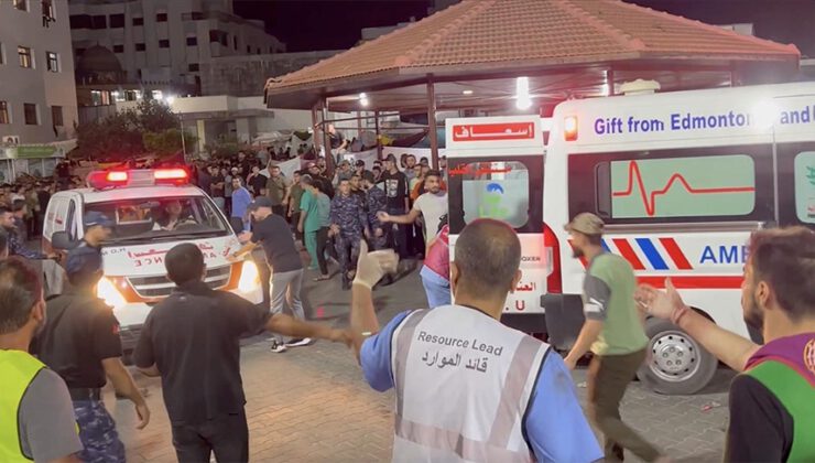 İsrail Gazze’de hastaneyi vurdu; 500 ölü