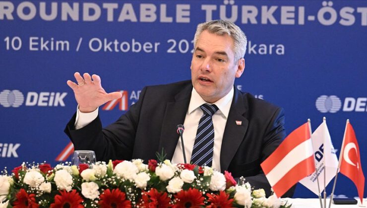 Avusturya Başbakanı Nehammer; “Türkiye’ye ihracatı artırmak istiyoruz”