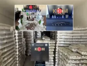 188 ton kaçak ve sahte içki ele geçirildi