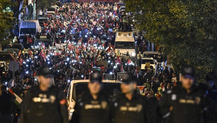 Ankara’da yarın “Büyük Gazze Yürüyüşü ve Mitingi” düzenlenecek