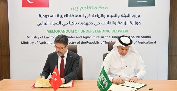 Türkiye ile S.Arabistan tarımda işbirliği yapacak