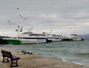Bursa Deniz Otobüslerinin 8 seferi iptal edildi