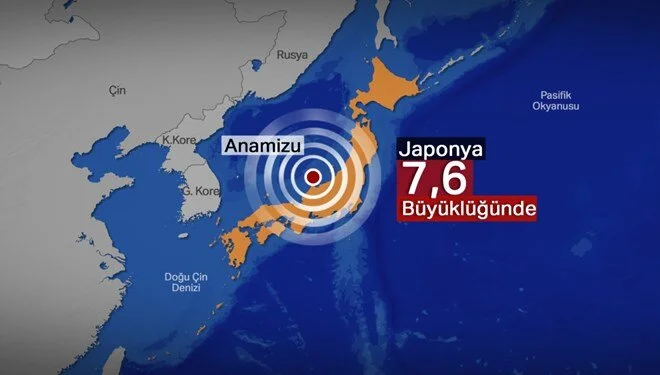 Japonya’da 7,6 büyüklüğünde deprem: Ölü sayısı artıyor