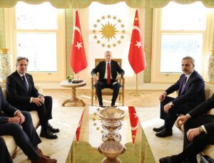 Cumhurbaşkanı Erdoğan, Blinken’i kabul etti