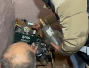 Bursa’da gümrük kaçağı alkollü içki ele geçirildi