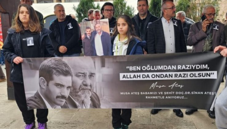 Sinan Ateş’in babası Musa Ateş son yolculuğuna uğurlandı