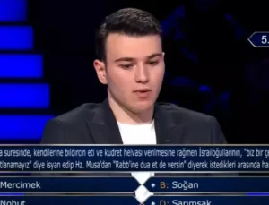 5 milyon TL’lik soruyu bildi