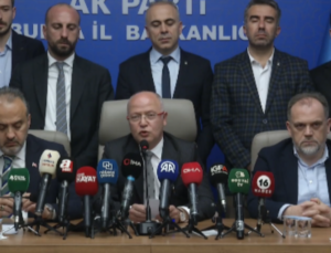 AK Parti Bursa İl Başkanlığı’ndan açıklama