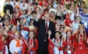 Cumhurbaşkanı Erdoğan, çocukları ağırladı