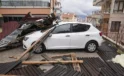 Ankara’da fırtınadan çatılar uçtu