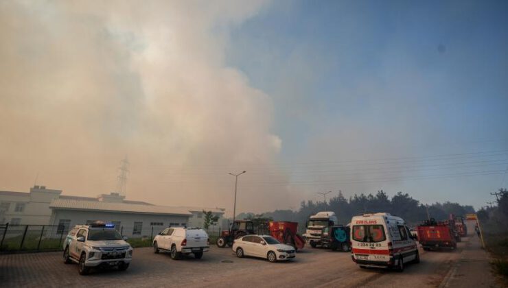 Bursa’daki yangın kısmen kontrol altına alındı