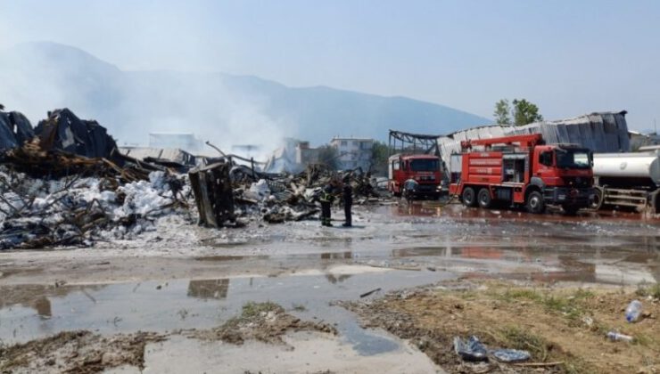 Bursa’da fabrikada çıkan yangın kontrol altına alındı