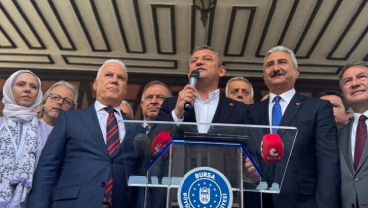 CHP Genel Başkanı Özel, Bursalılara seslendi