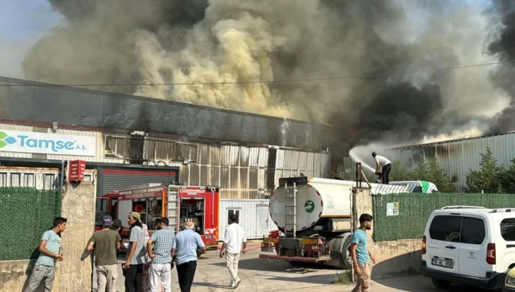 Bursa’da yan yana iki fabrikada yangın