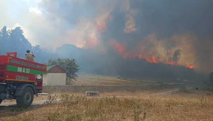 Ankara’daki yangın Bolu’ya sıçradı