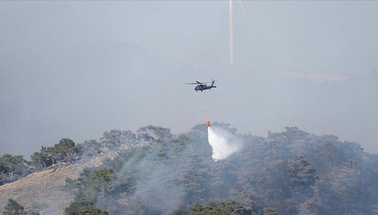 İzmir’in 3 ilçesindeki yangınlara müdahale sürüyor