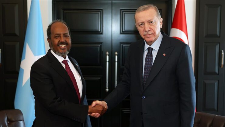 Cumhurbaşkanı Erdoğan, Somali Cumhurbaşkanı ile görüştü