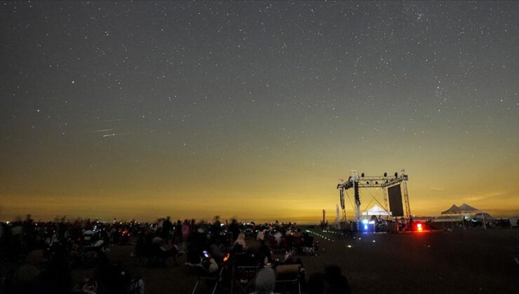 Karacabey’de 20 bin kişi “Perseid meteor yağmuru” izledi