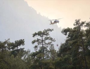 Muğla’daki orman yangınına müdahale devam ediyor