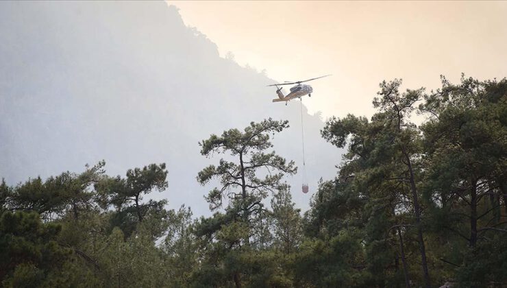 Muğla’daki orman yangınına müdahale devam ediyor