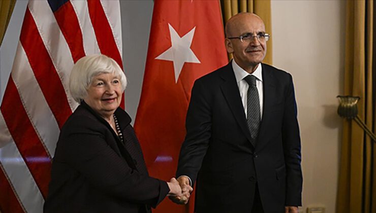 Bakan Şimşek, Amerikalı mevkidaşı Yellen ile görüştü